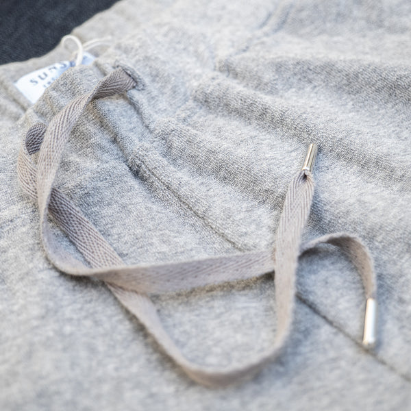 Sunspel Terry Towelling Short – Grey Melange