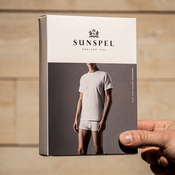 Sunspel Superfine Cotton T-Shirt - White