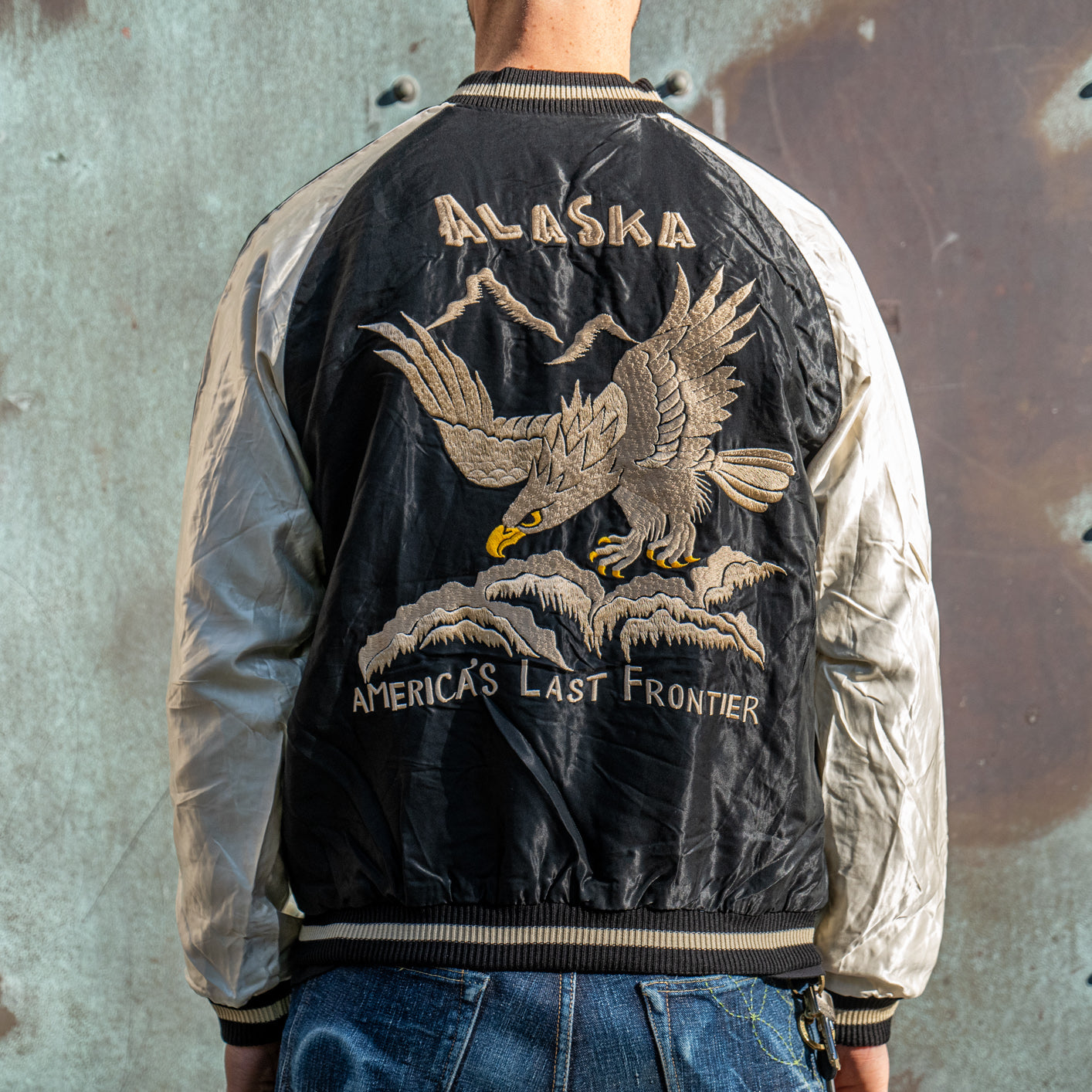 Tailor Toyo Reversible Souvenir Jacket – Alaskan Eagle X Moose