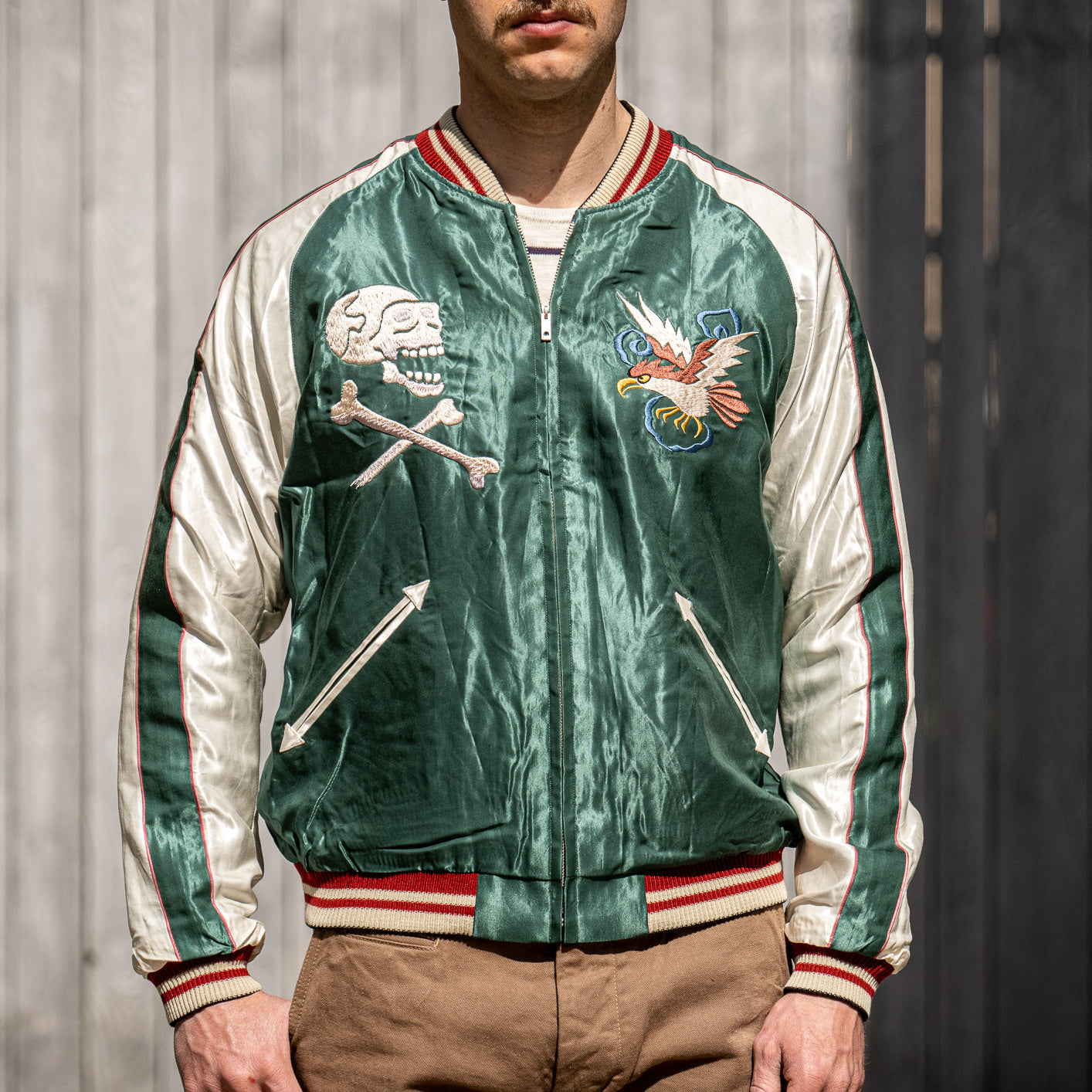 Tailor Toyo Reversible Souvenir Jacket – Tiger Head x Chevy