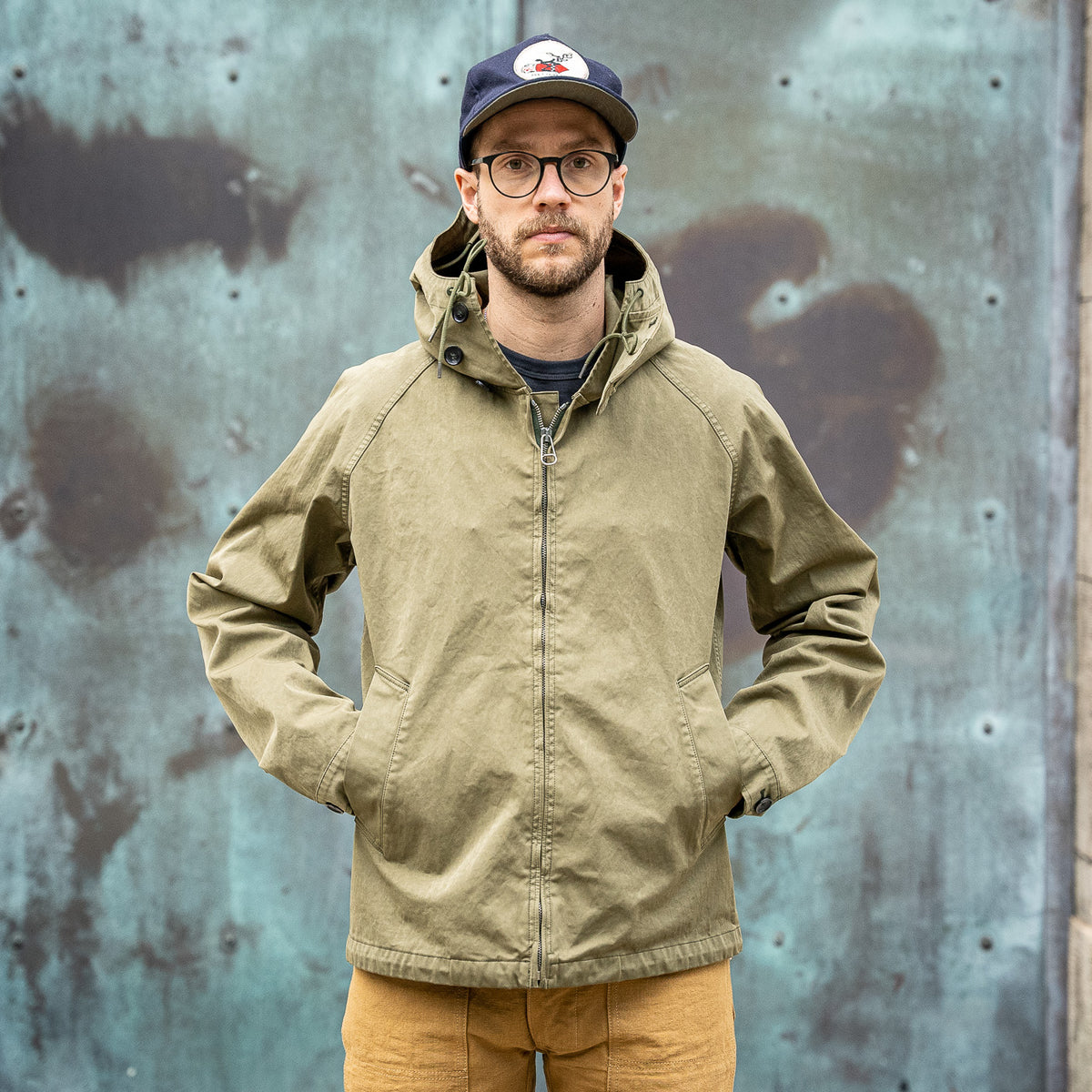 Ten C 13oz OJJ Anorak – Olive