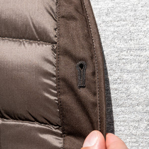 Ten C Basic Down Liner - Brown/Olive