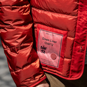 Ten C Basic Down Liner - Red