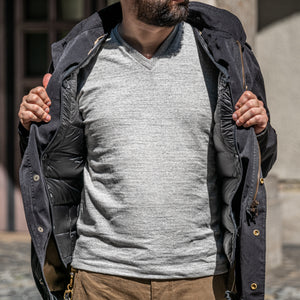 Ten C Basic Down Liner - Smokey Grey