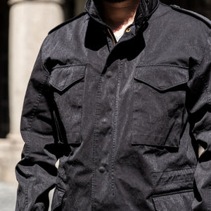 TEN C 13oz OJJ Field Jacket - Black