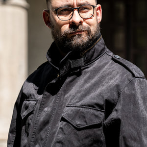 TEN C 13oz OJJ Field Jacket - Black