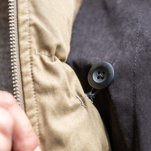 Ten C Hooded Down Liner - Light Khaki