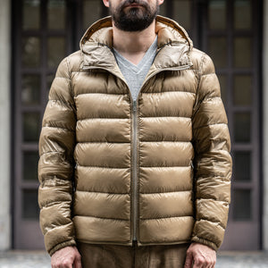Ten C Hooded Down Liner - Light Khaki