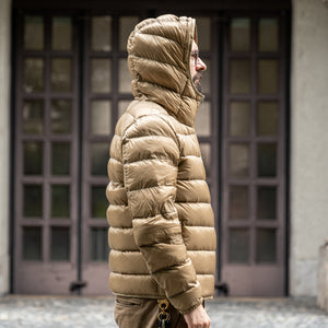 Ten C Hooded Down Liner - Light Khaki