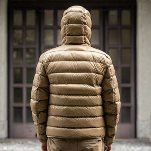 Ten C Hooded Down Liner - Light Khaki