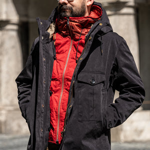 Ten C Hooded Down Liner - Red