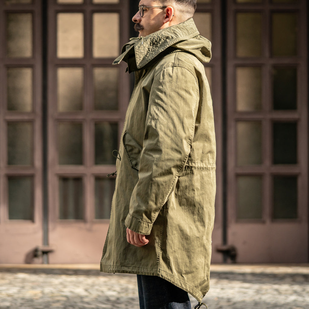 TEN C 13oz OJJ Parka - Olive