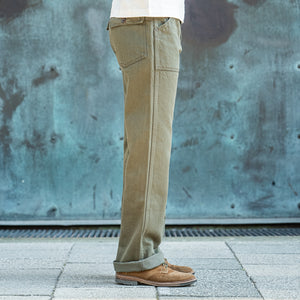 UES B402 13,2oz Selvedge Sateen Baker Pants – Olive