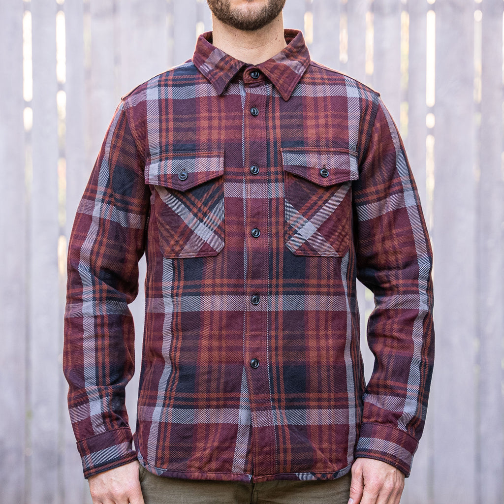 UES 15,5oz Extra Heavy Selvedge Flannel – Wine