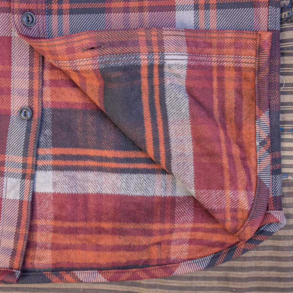 UES 15,5oz Extra Heavy Selvedge Flannel – Wine