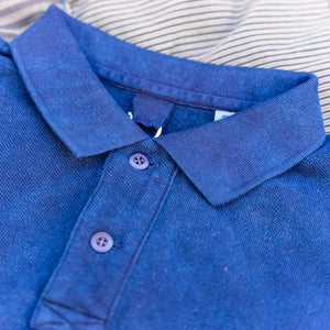 UES Slub Loopwheel Polo Shirt – Indigo Dyed