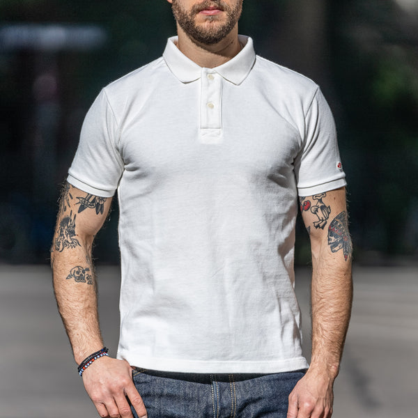 UES Slub Loopwheel Polo Shirt - White