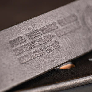 UES Round Buckle Belt – Black