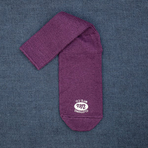 UES “Uneveness Yarn” 3-Ply Socks – Purple