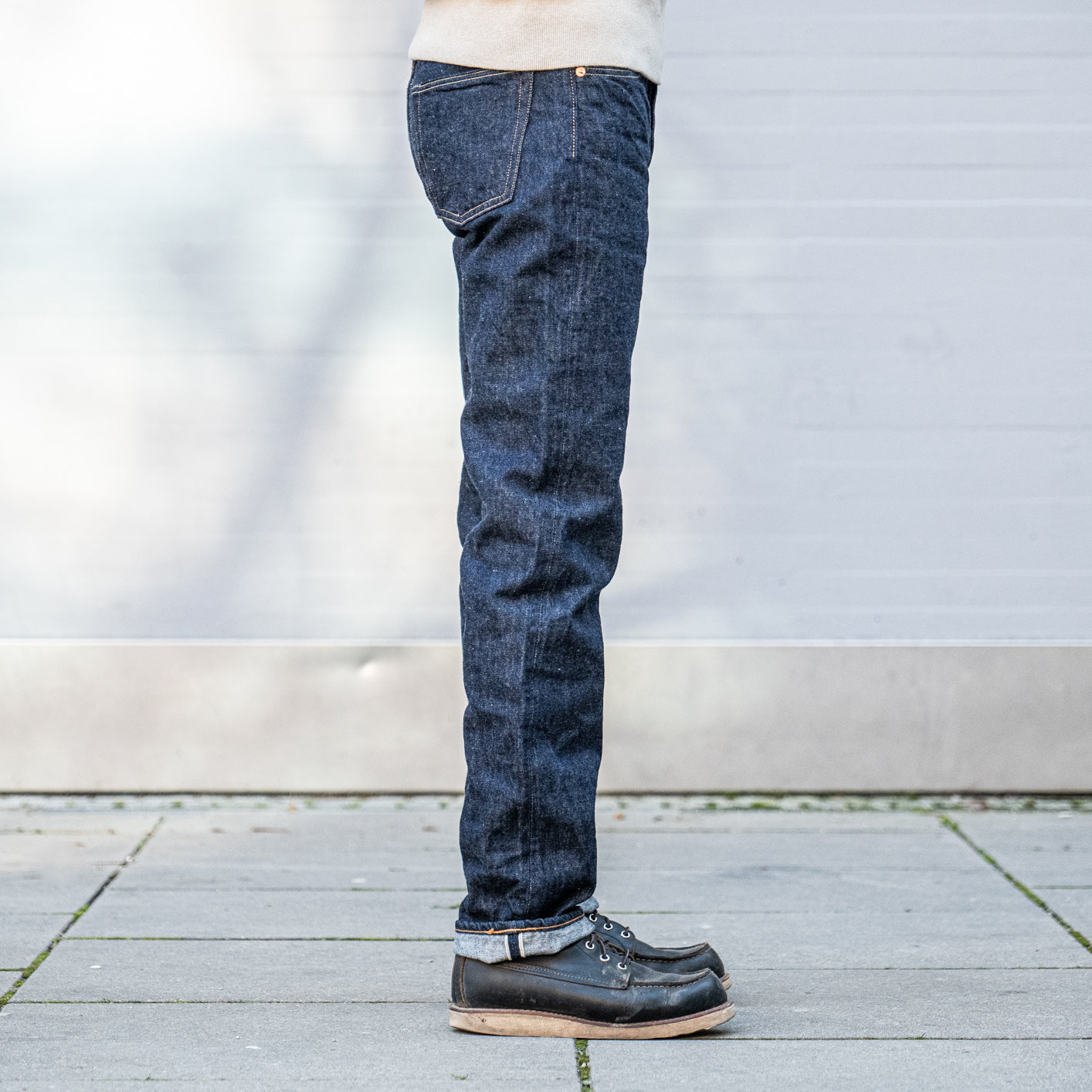 Selvedge Big Men's Tapered Custom Jeans | Williamsburg Garment Co.