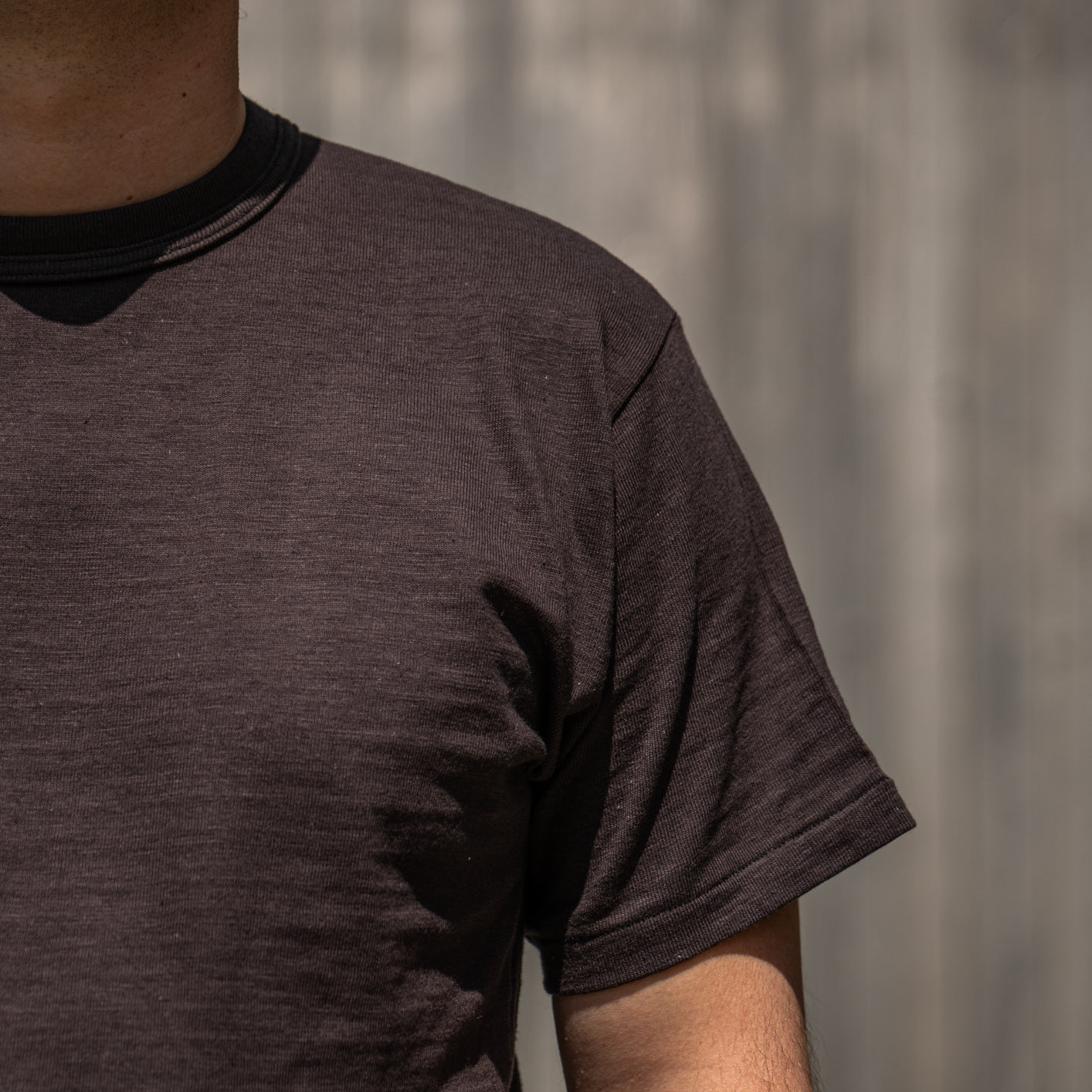 Lot (Black) Sumikuro - Co. 4601 Yarn Warehouse T-Shirt Slub