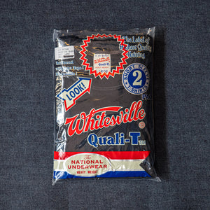 Whitesville 7oz Tubular Knit Tee - 2-Pack Black