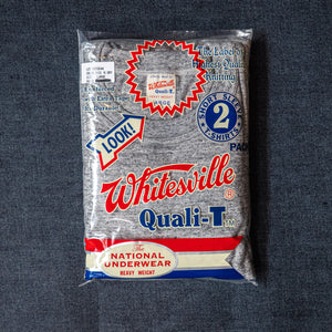 Whitesville 7oz Tubular Knit Tee - 2-Pack Heather Grey